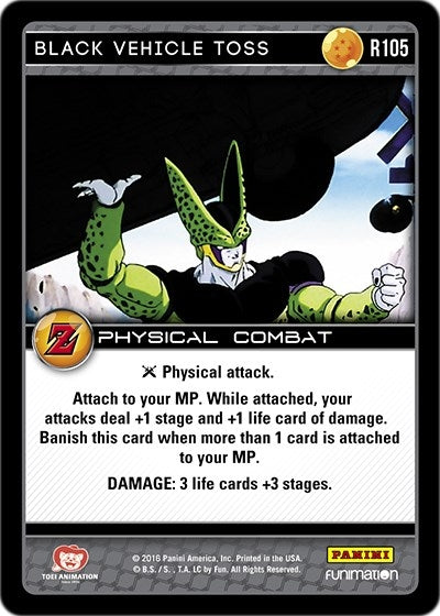 Black Vehicle Toss (105) [AWA] - Dragon Ball Z TCG Single