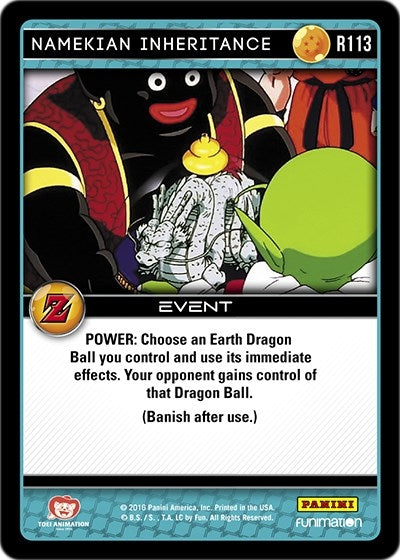 Namekian Inheritance (113) [AWA] - Dragon Ball Z TCG Single