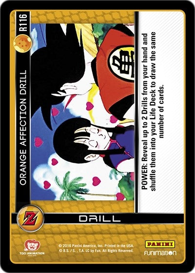 Orange Affection Drill (116) [AWA] - Dragon Ball Z TCG Single