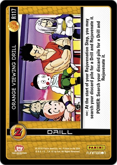 Orange Viewing Drill (117) [AWA] - Dragon Ball Z TCG Single