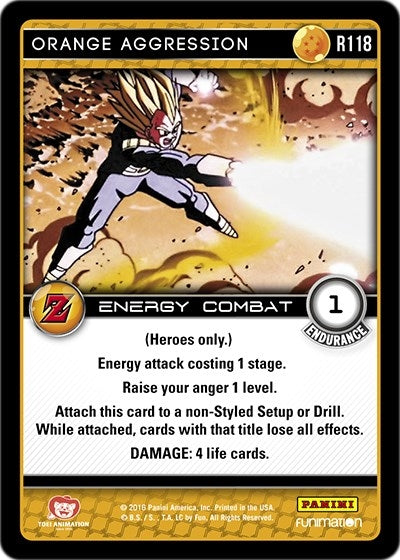 Orange Aggression (118) [AWA] - Dragon Ball Z TCG Single