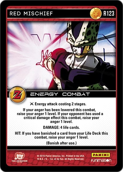 Red Mischief (123) [AWA] - Dragon Ball Z TCG Single