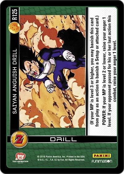 Saiyan Anguish Drill (125) [AWA] - Dragon Ball Z TCG Single