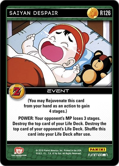 Saiyan Despair (126) [AWA] - Dragon Ball Z TCG Single