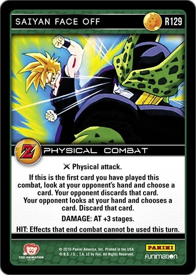 Saiyan Face Off (129) [AWA] - Dragon Ball Z TCG Single