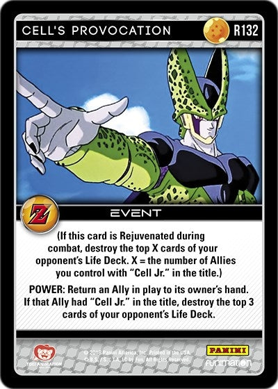 Cell’s Provocation (132) [AWA] - Dragon Ball Z TCG Single