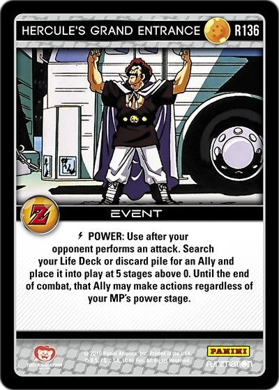 Hercule’s Grand Entrance (136) [AWA] - Dragon Ball Z TCG Single