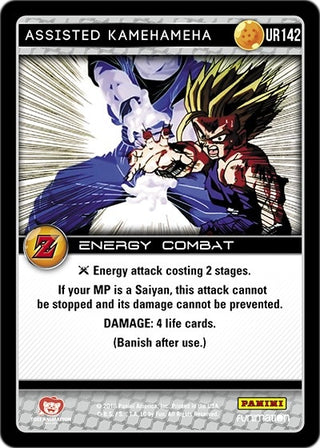 Assisted Kamehameha (142) [AWA] - Dragon Ball Z TCG Single