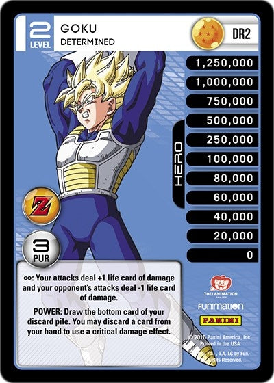 Goku - Determined (2) [AWA] - Dragon Ball Z TCG Single