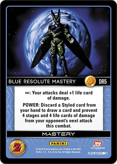 Blue Resolute Mastery (5) [AWA] - Dragon Ball Z TCG Single