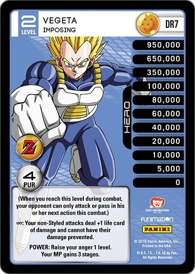 Vegeta - Imposing (7) [AWA] - Dragon Ball Z TCG Single