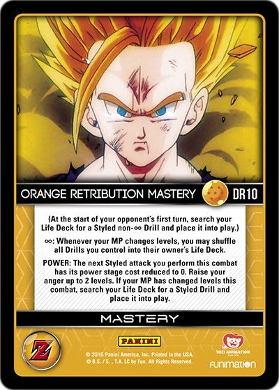 Orange Retribution Mastery (10) [AWA] - Dragon Ball Z TCG Single