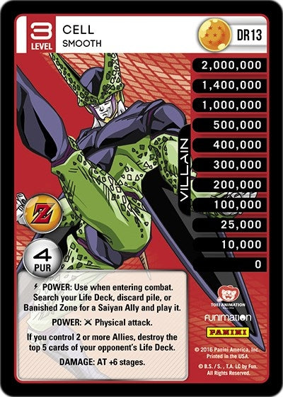 Cell - Smooth (13) [AWA] - Dragon Ball Z TCG Single