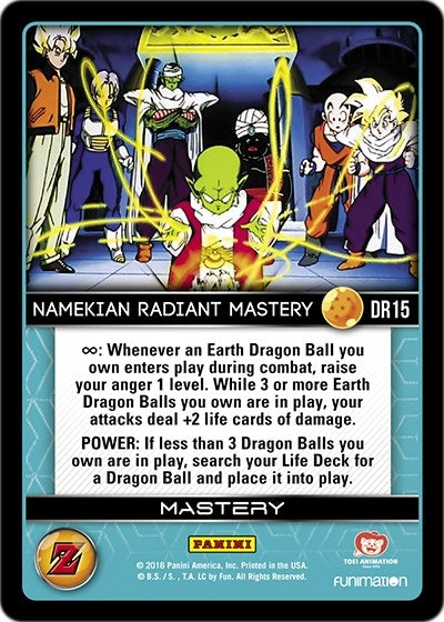 Namekian Radiant Mastery (15) [AWA] - Dragon Ball Z TCG Single