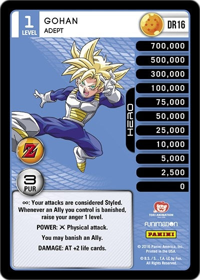 Gohan - Adept (16) [AWA] - Dragon Ball Z TCG Single