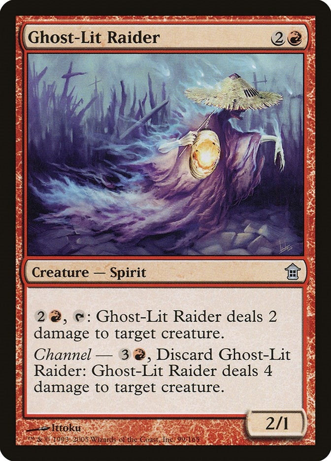 Ghost-Lit Raider (99) [SOK] - MTG Single