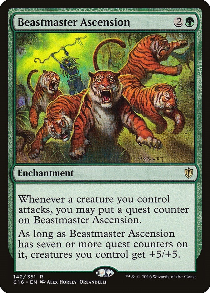 Beastmaster Ascension (142) [C16] - MTG Single
