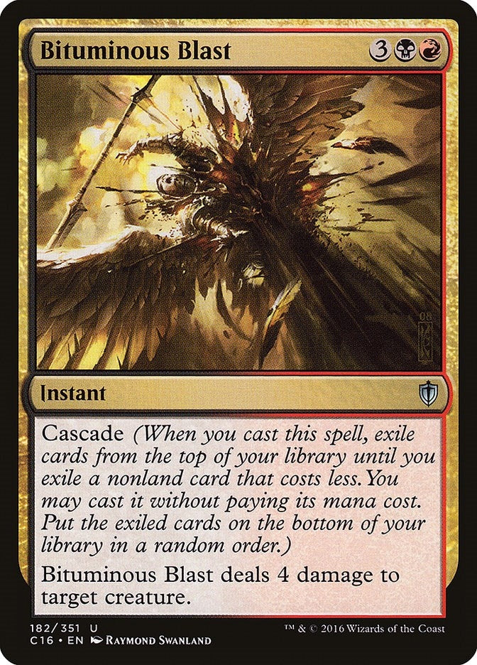 Bituminous Blast (182) [C16] - MTG Single