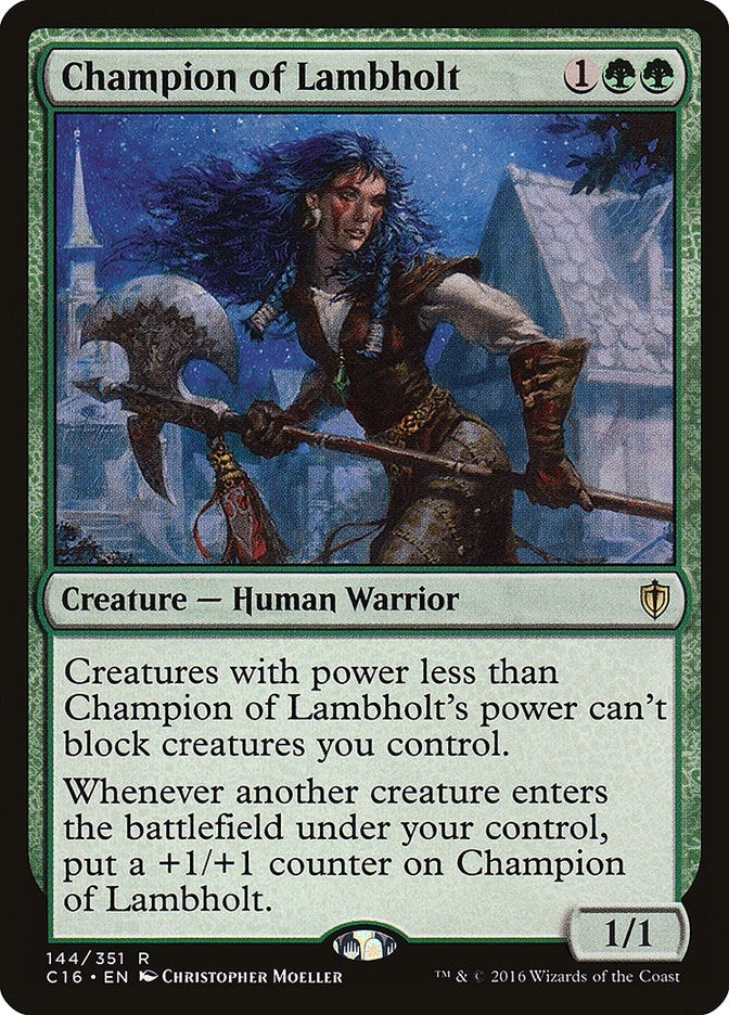 Champion of Lambholt (144) [C16] - MTG Single