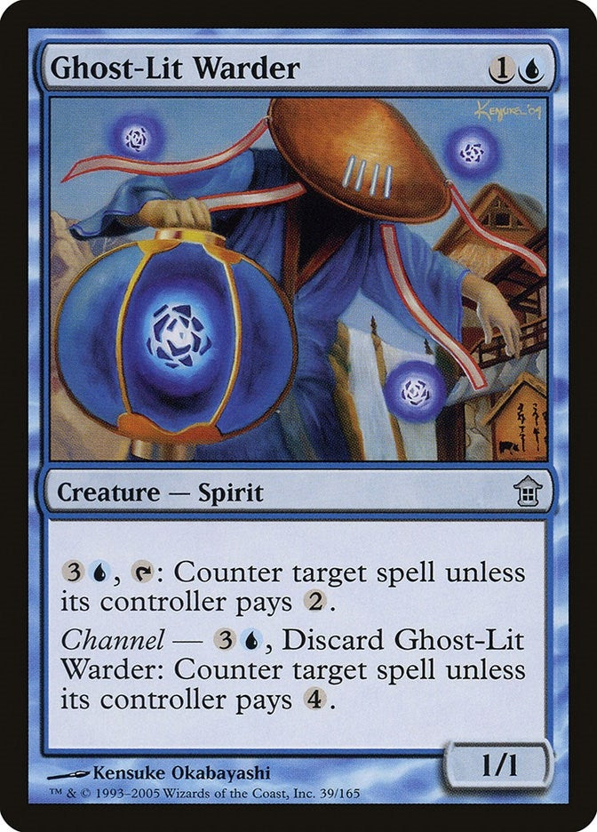 Ghost-Lit Warder (39) [SOK] - MTG Single