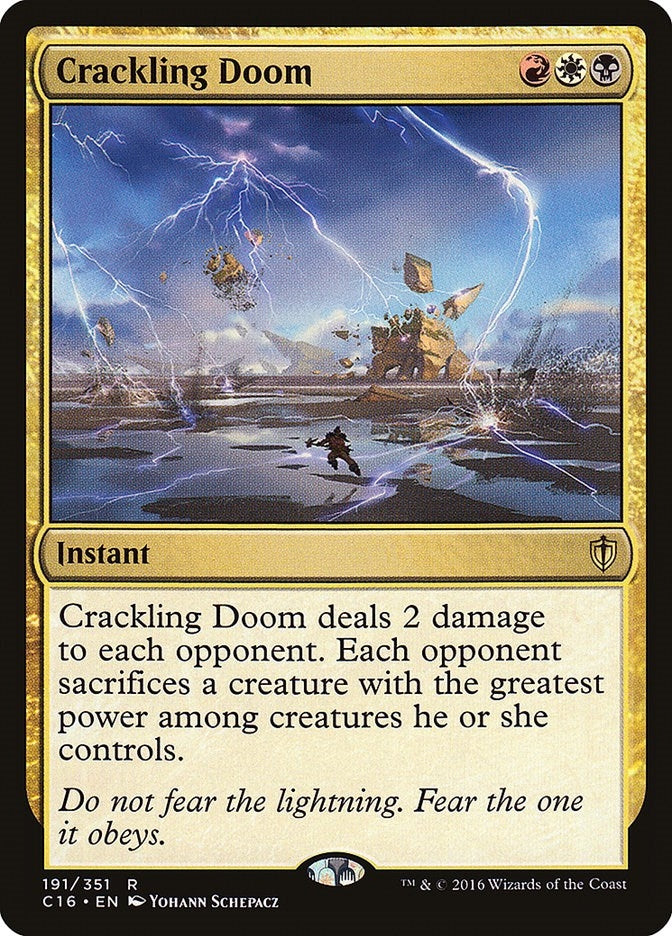 Crackling Doom (191) [C16] - MTG Single