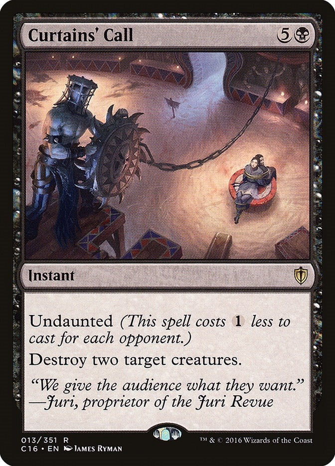 Curtains’ Call (13) [C16] - MTG Single