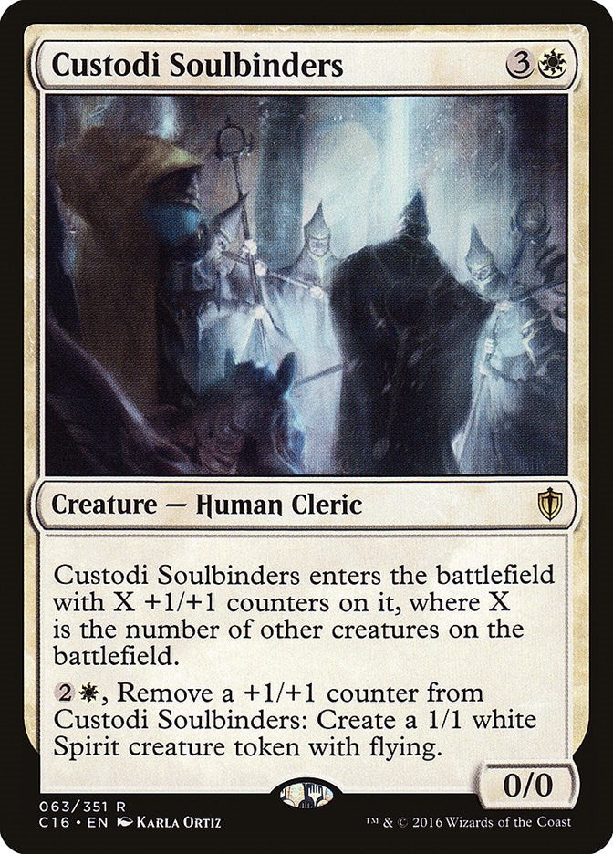 Custodi Soulbinders (63) [C16] - MTG Single