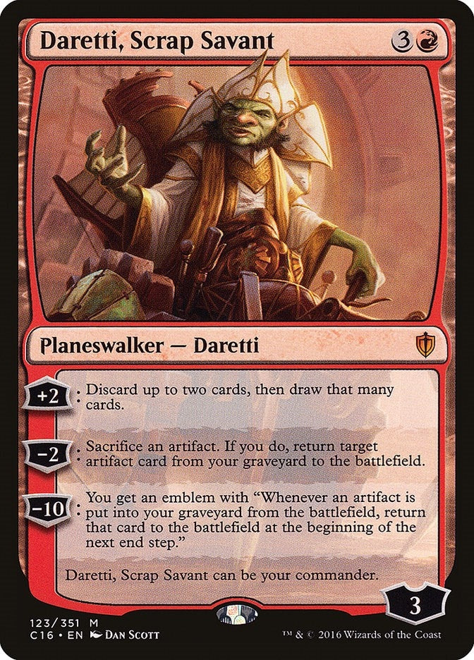Daretti Scrap Savant (123) [C16] - MTG Single