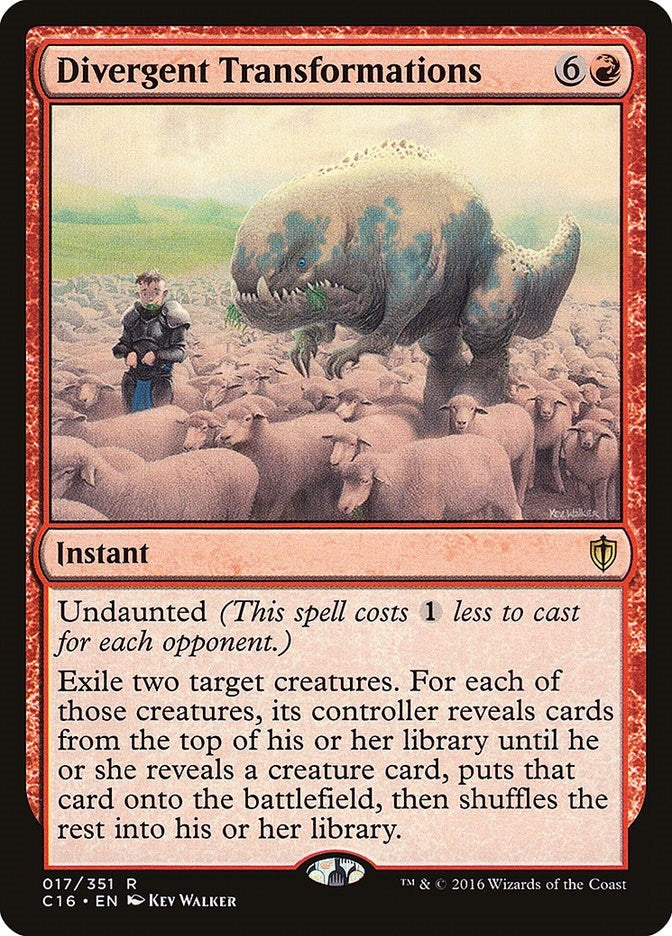 Divergent Transformations (17) [C16] - MTG Single