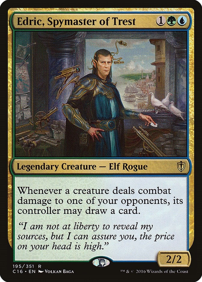 Edric Spymaster of Trest (195) [C16] - MTG Single