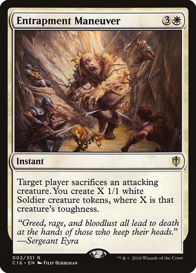 Entrapment Maneuver (2) [C16] - MTG Single