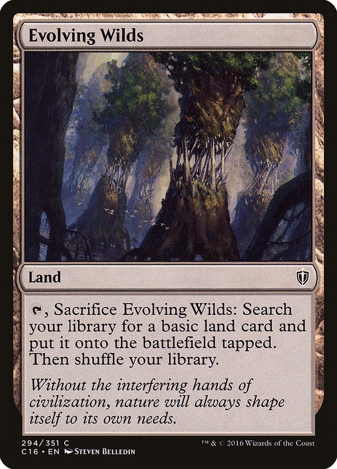 Evolving Wilds (294) [C16] - MTG Single