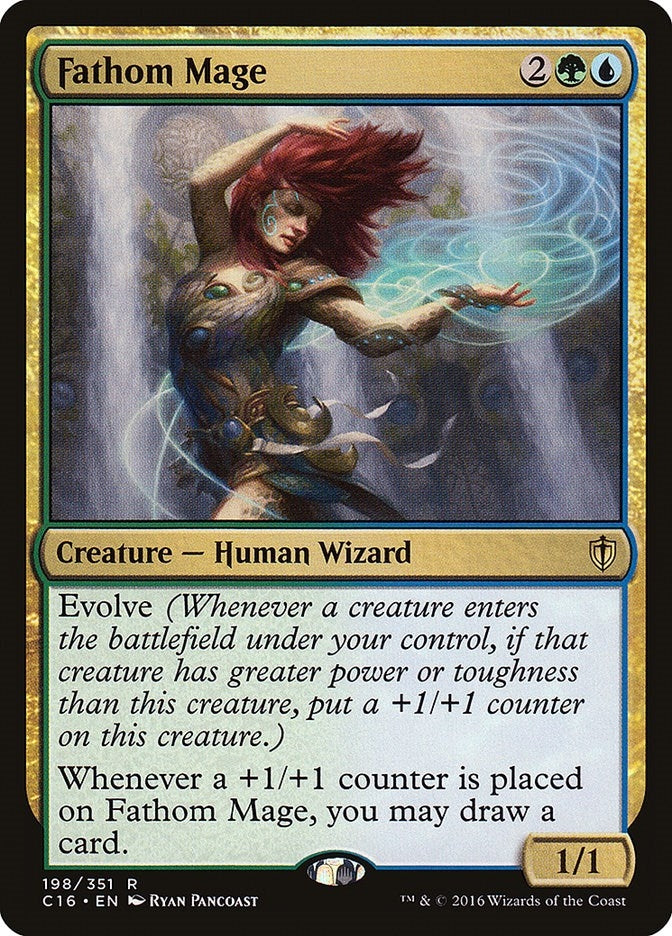 Fathom Mage (198) [C16] - MTG Single