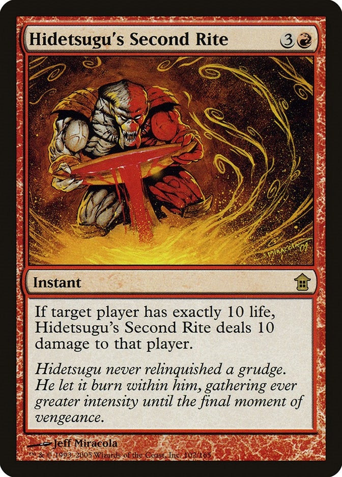 Hidetsugu’s Second Rite (102) [SOK] - MTG Single