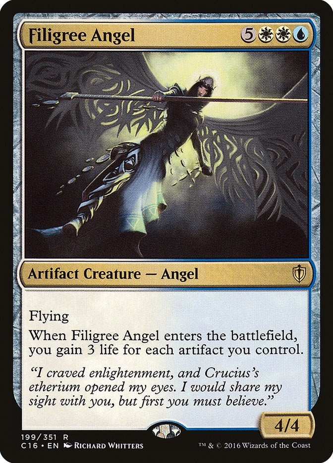 Filigree Angel (199) [C16] - MTG Single