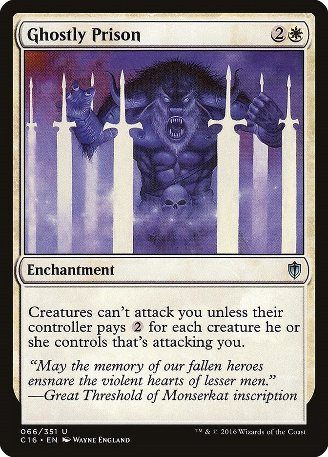 Ghostly Prison (66) [C16] - MTG Single