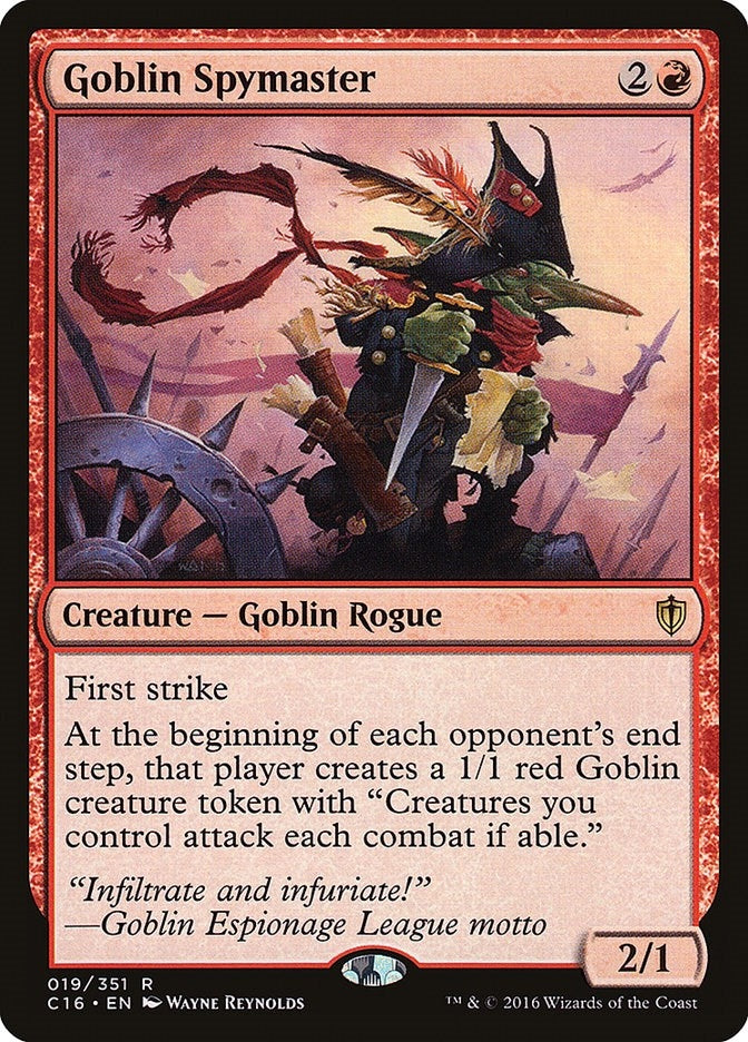 Goblin Spymaster (19) [C16] - MTG Single