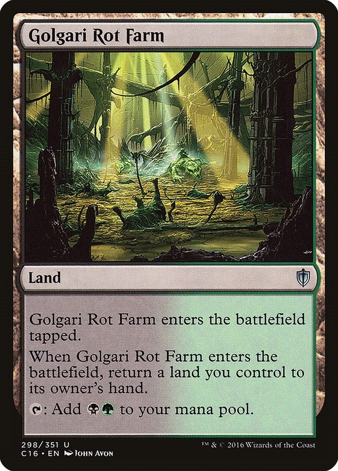 Golgari Rot Farm (298) [C16] - MTG Single