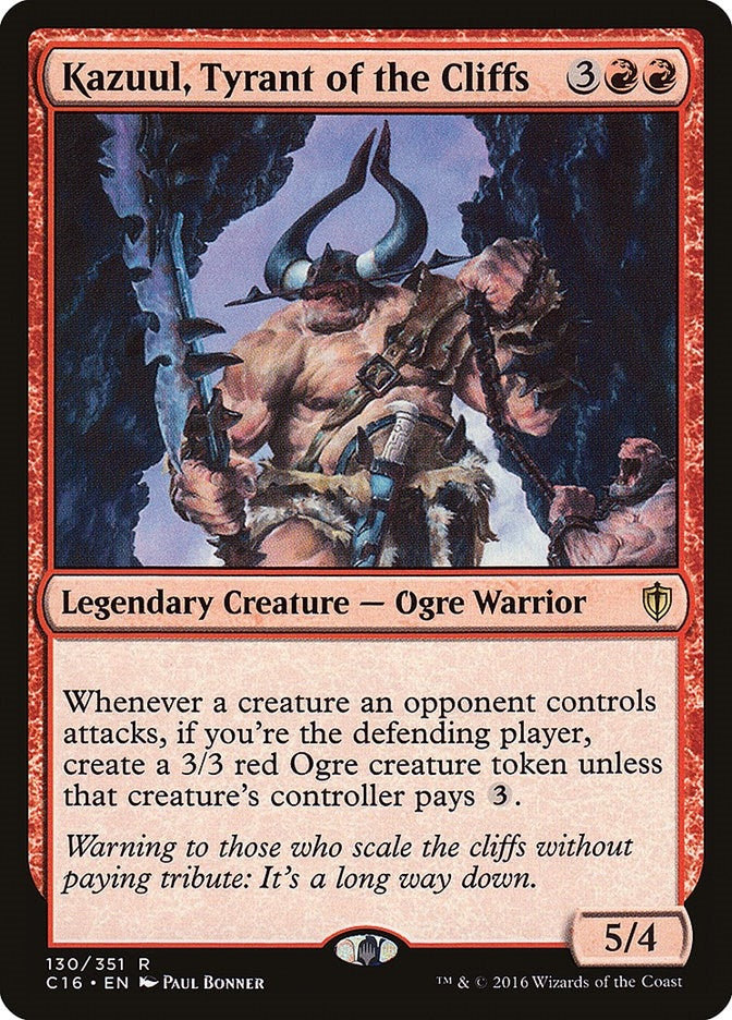 Kazuul Tyrant of the Cliffs (130) [C16] - MTG Single