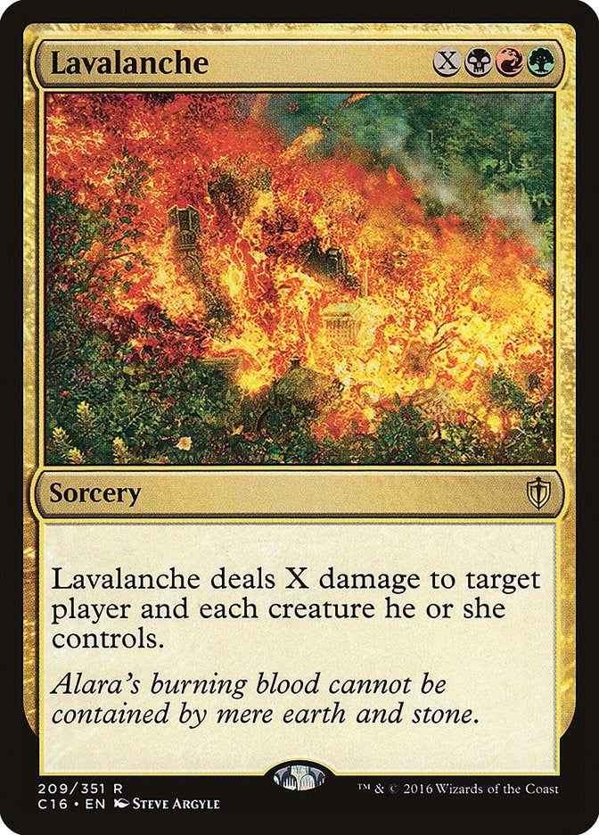 Lavalanche (209) [C16] - MTG Single