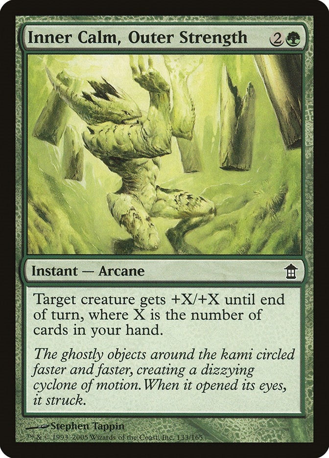 Inner Calm Outer Strength (133) [SOK] - MTG Single
