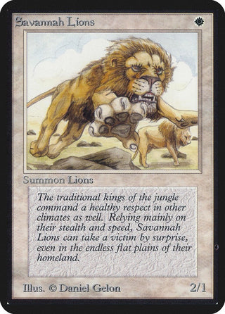 Savannah Lions [LEA] - MTG Single