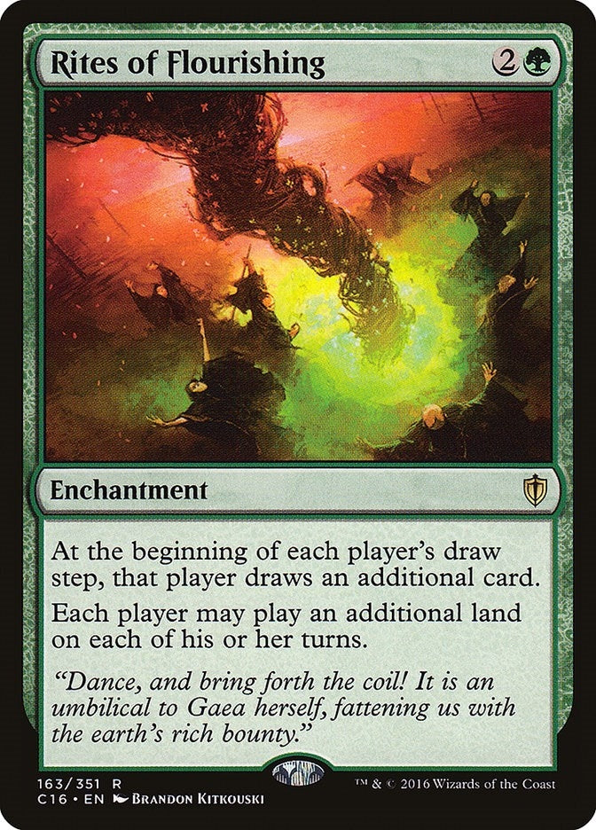 Rites of Flourishing (163) [C16] - MTG Single