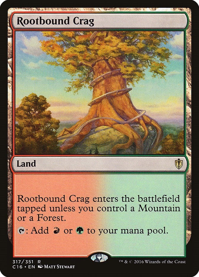 Rootbound Crag (317) [C16] - MTG Single