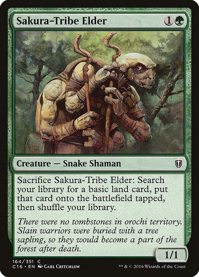 Sakura-Tribe Elder (164) [C16] - MTG Single