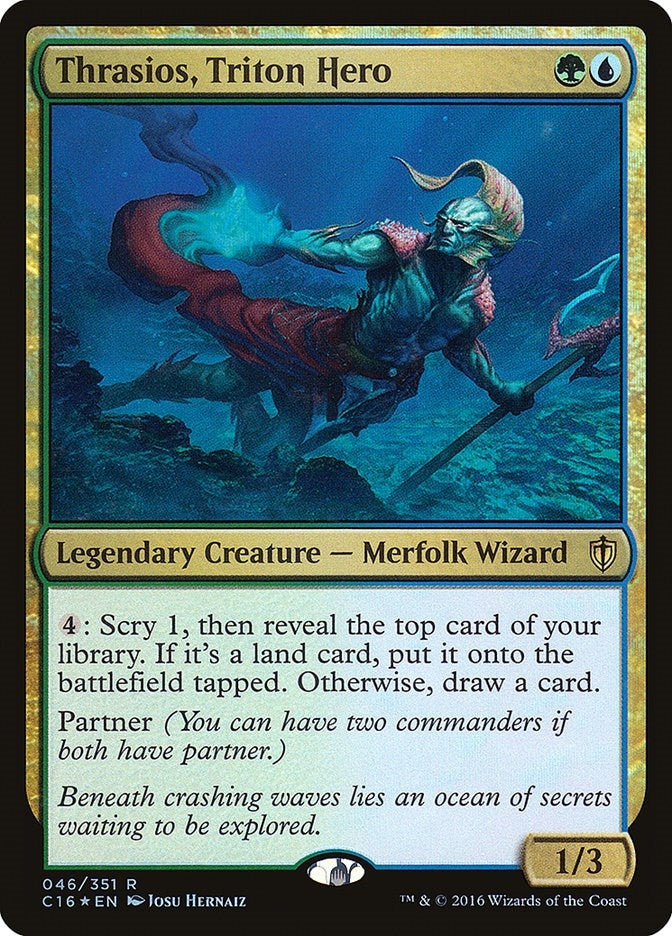 Thrasios Triton Hero (46) [C16] - MTG Single