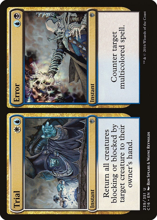 Trial // Error (239) [C16] - MTG Single