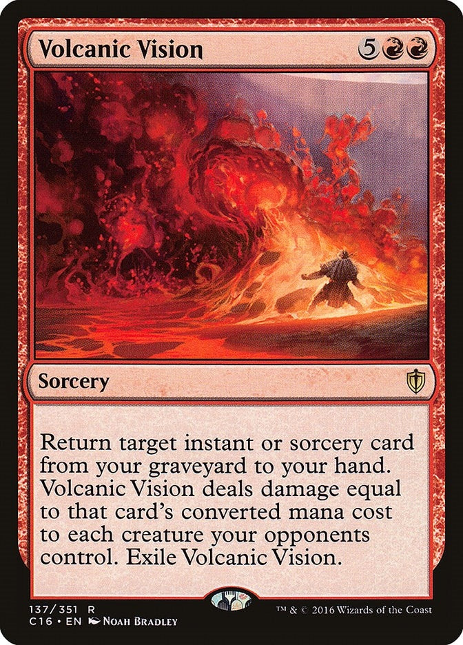 Volcanic Vision (137) [C16] - MTG Single