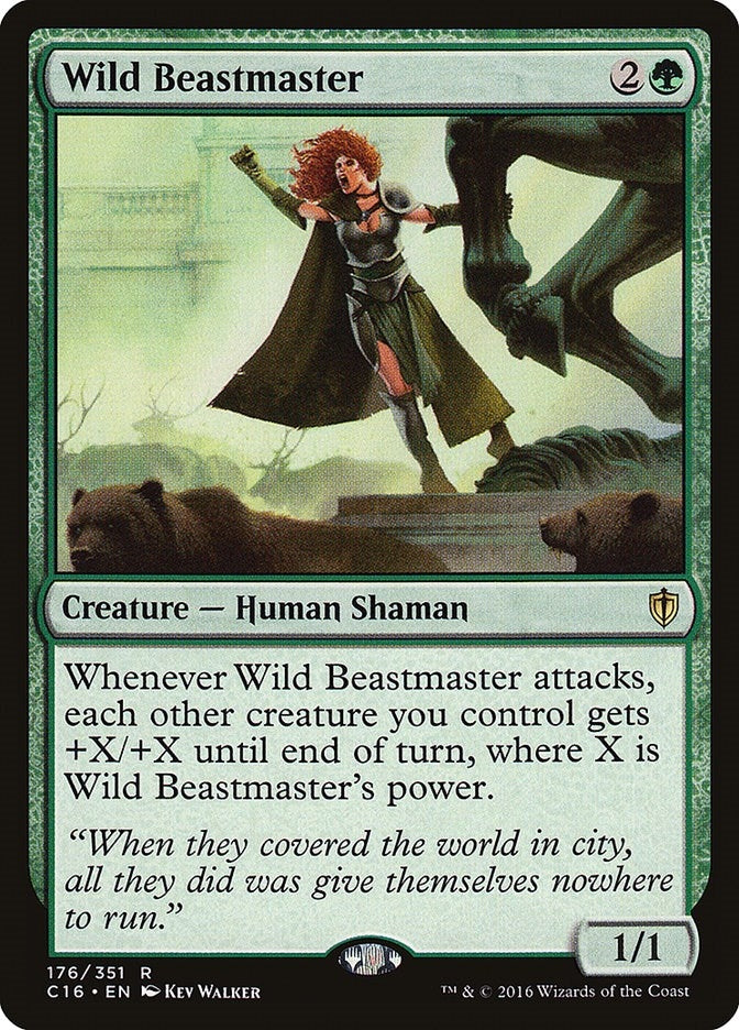 Wild Beastmaster (176) [C16] - MTG Single