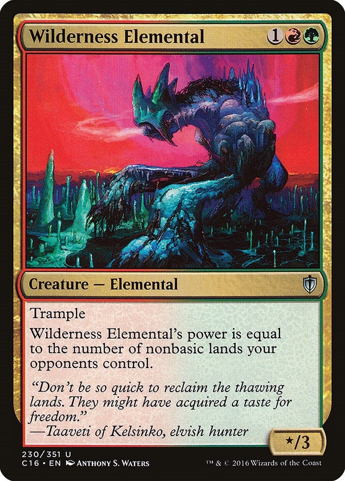 Wilderness Elemental (230) [C16] - MTG Single